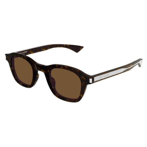 Saint Laurent SL 880 Color 006 Havana Recycled Acetate Frame with Brown Bio Nylon Lenses