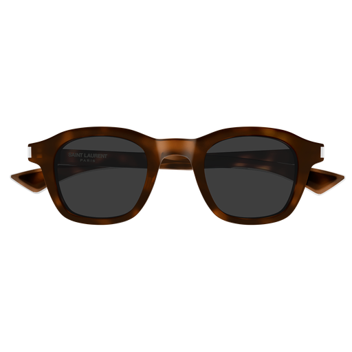 Saint Laurent SL 880 Color 003 Havana Recycled Acetate Frame with Grey Bio Nylon Lenses