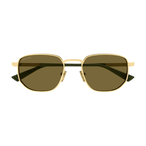 Gucci GG2093S 003 Gold and Green Luxury Sunglasses
