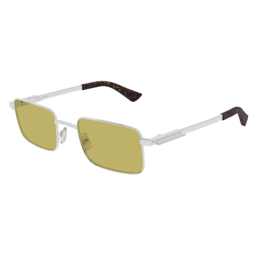 Bottega Veneta BV1469S-003 Silver & Yellow Luxury Sunglasses