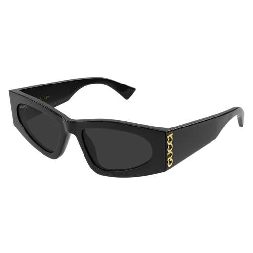 Gucci GG2040S 001 Black Cat-Eye Sunglasses