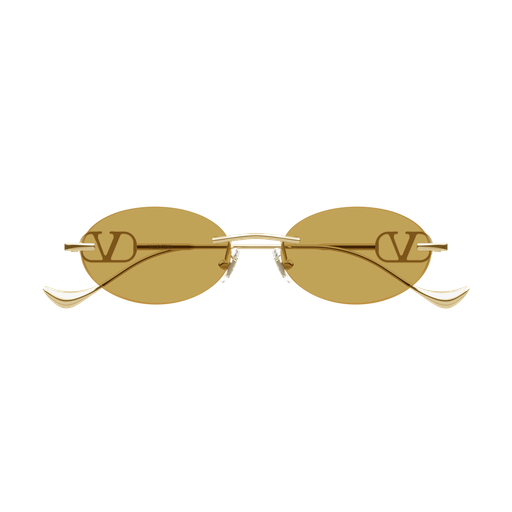 Valentino VG0032S-003 Gold & Brown Luxury Sunglasses