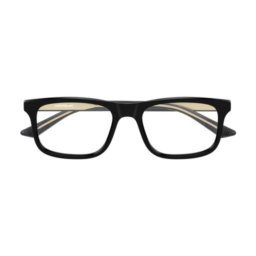 Montblanc MB0457O 001 Black Rectangular Optical Frame