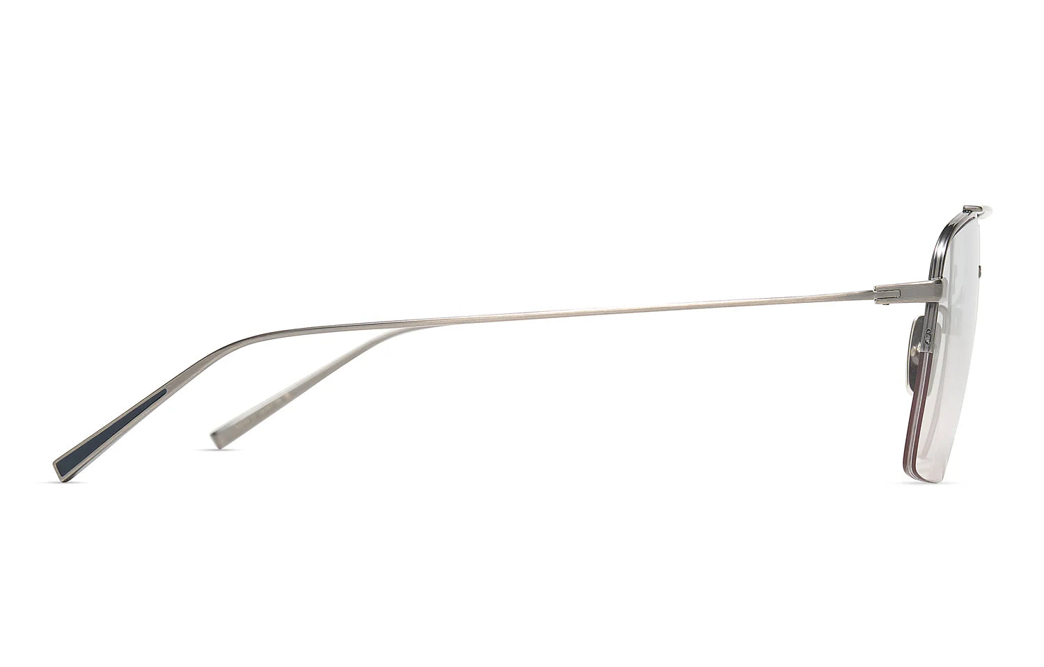 DITA ARTOA.13 DTX191-A-03 Antique Silver Half-Rim Navigator Optical Frame