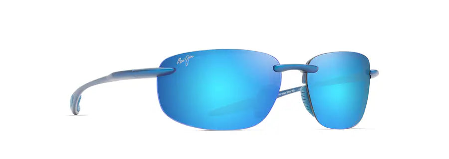 MAUI JIM HO'OKIPA ULTRA MJ0676S-003 - B676-03 Metal Matte Blue / Blue Hawaii