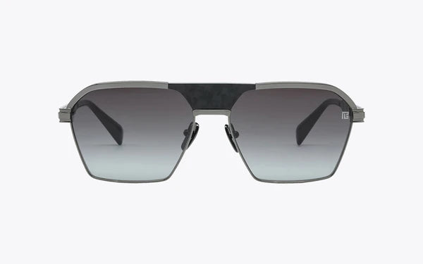 Balmain SERGEANT BPS-177B – Black Rhodium / Leather Black