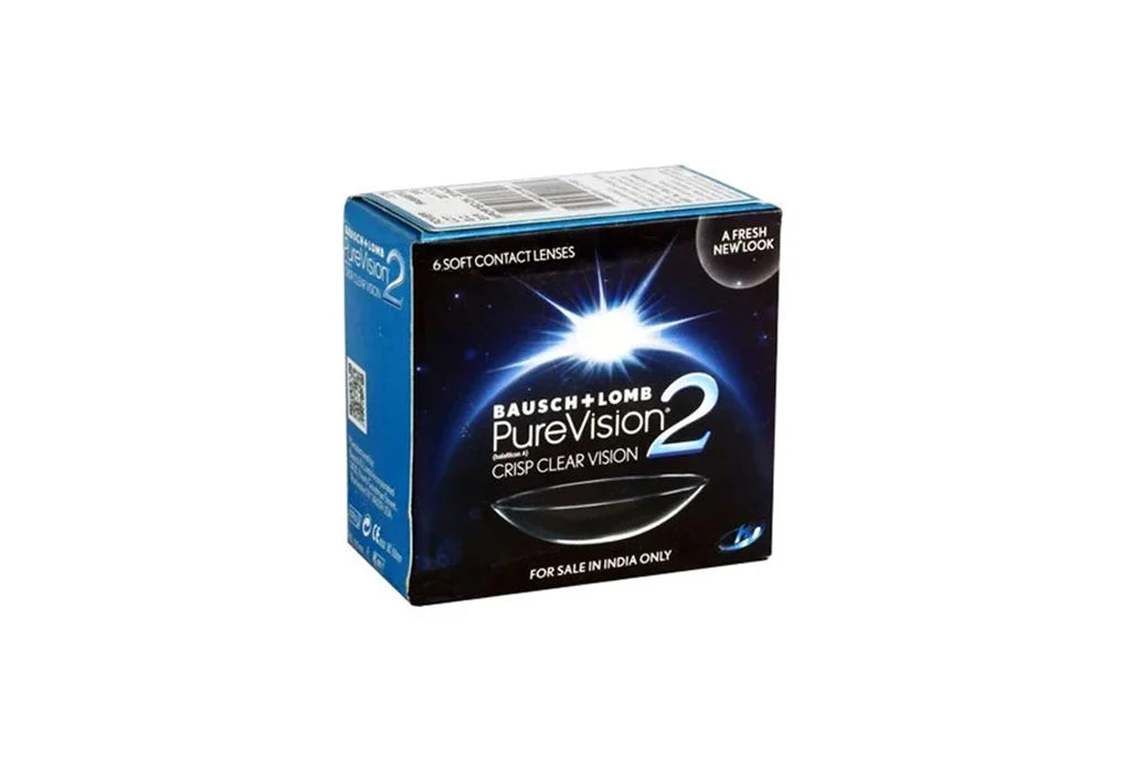 Bausch & Lomb PureVision 2 – Monthly Disposable Contact Lenses (6 Pack)