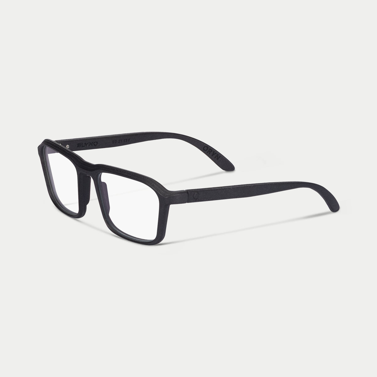 Blynq Oryn Color Black Rectangular Clear Anti-Reflection Optical Frame