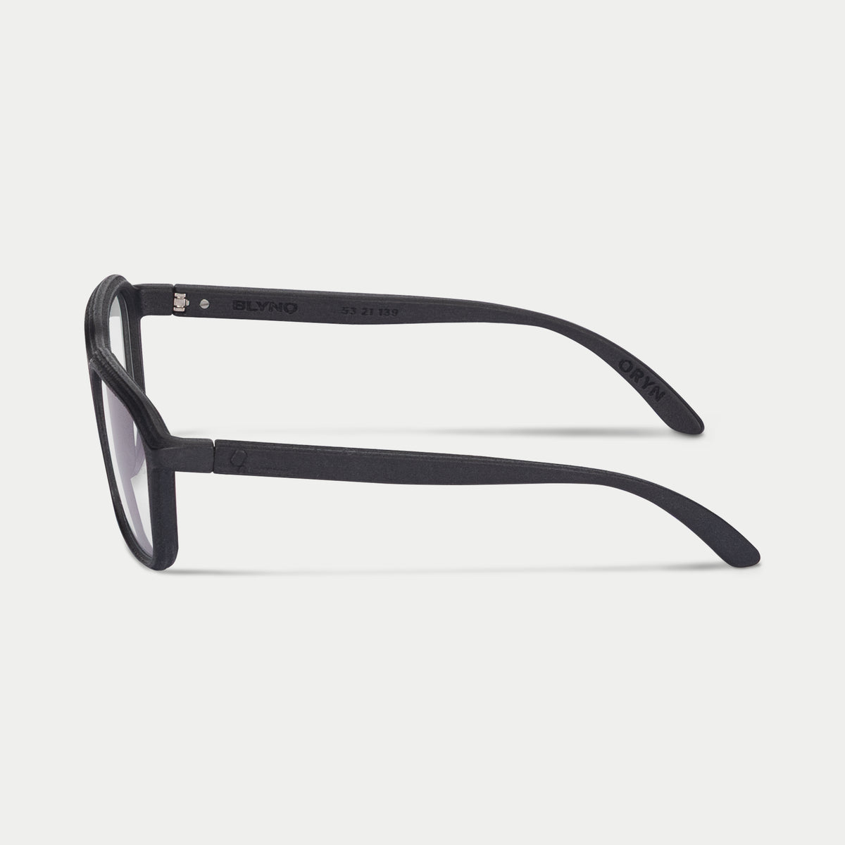 Blynq Oryn Color Black Rectangular Clear Anti-Reflection Optical Frame