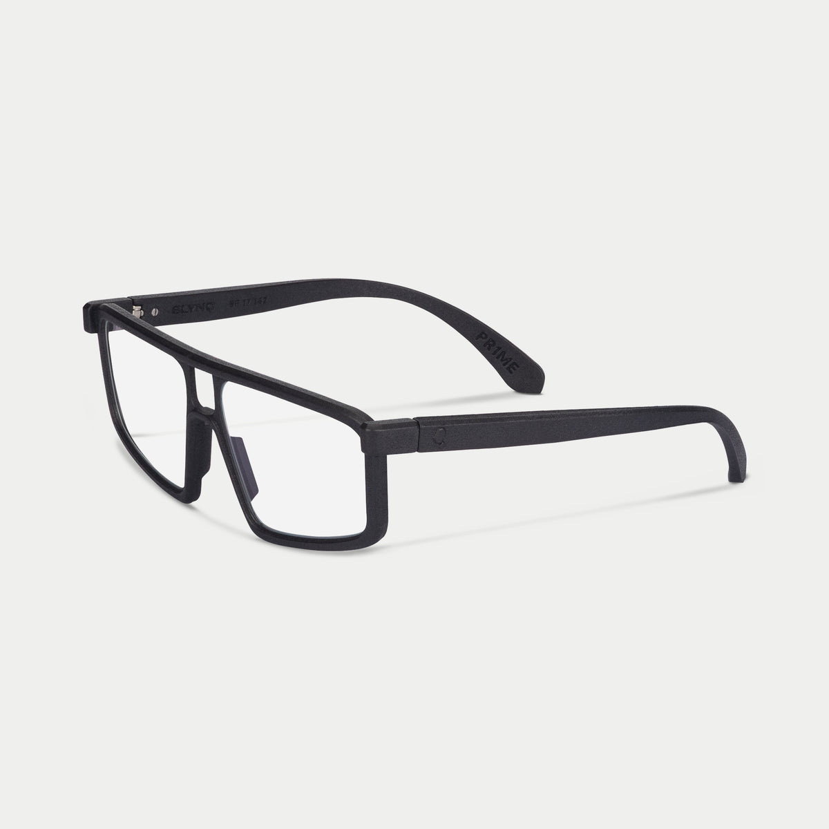 Blynq Prime Color Black Rectangular Clear Anti-Reflection Optical Frame