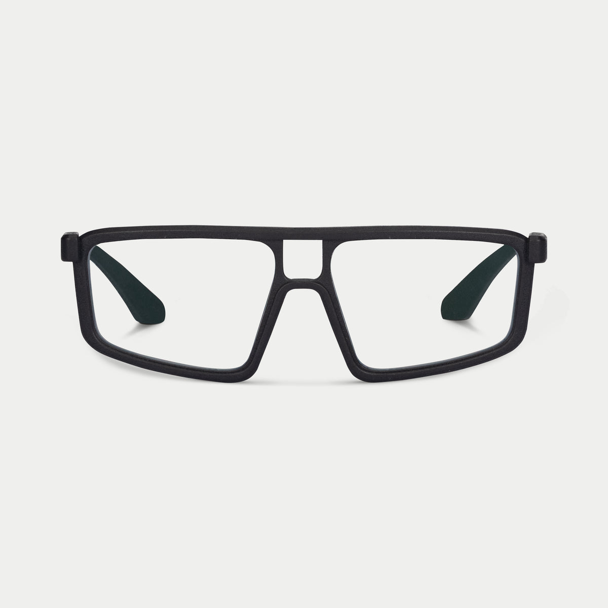 Blynq Prime Color Black Rectangular Clear Anti-Reflection Optical Frame