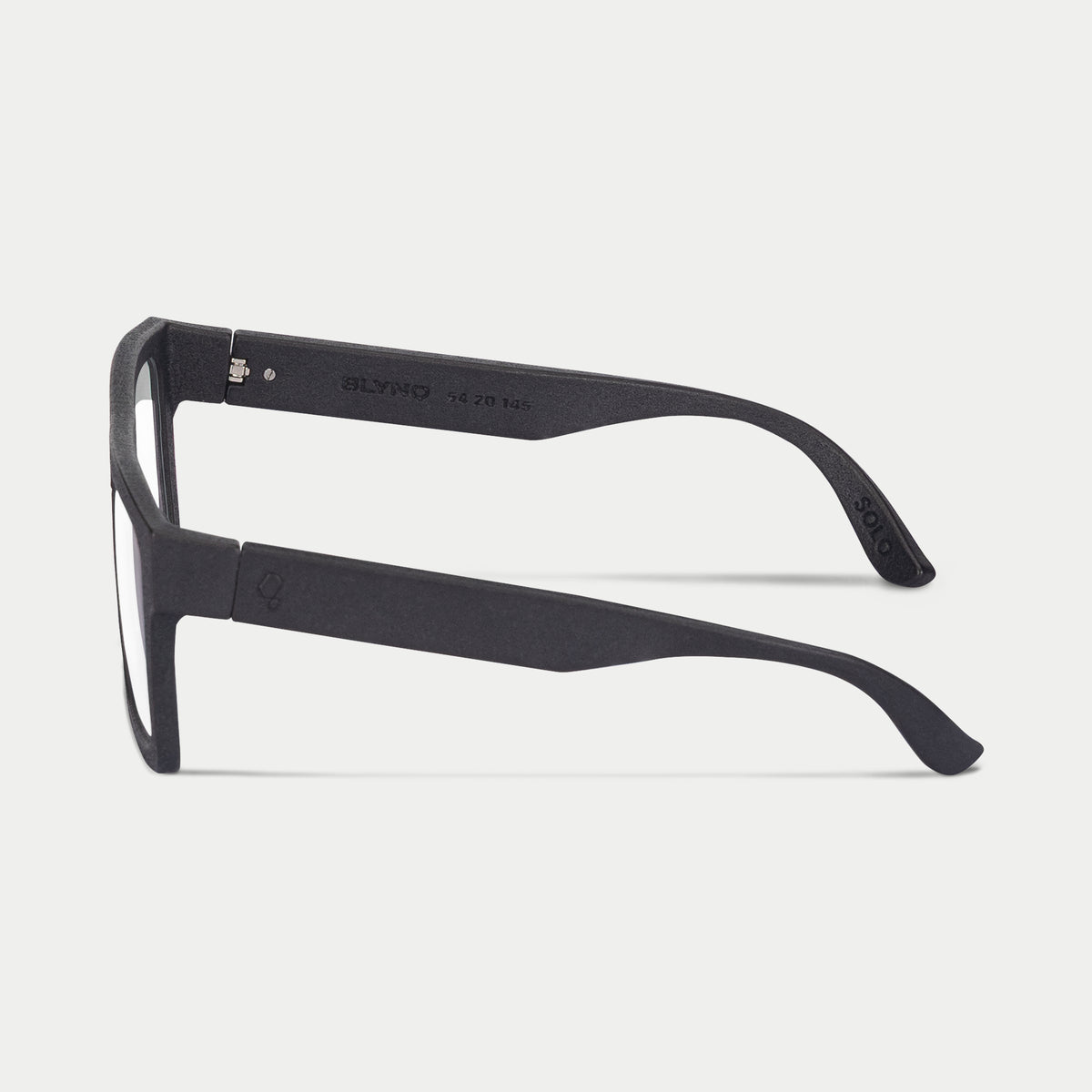 Blynq Solo Color Black Rectangle Clear Lens Optical Frame