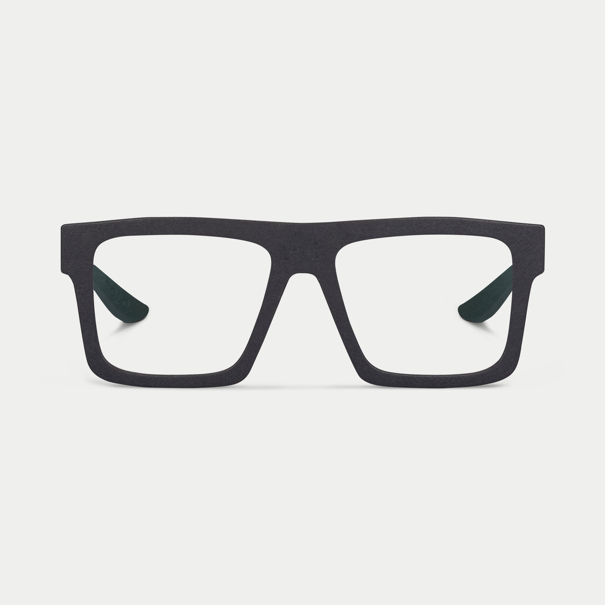 Blynq Solo Color Black Rectangle Clear Lens Optical Frame