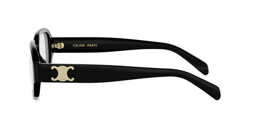 CELINE Triomphe CL50173I 001 Shiny Black Rectangular Optical Frame