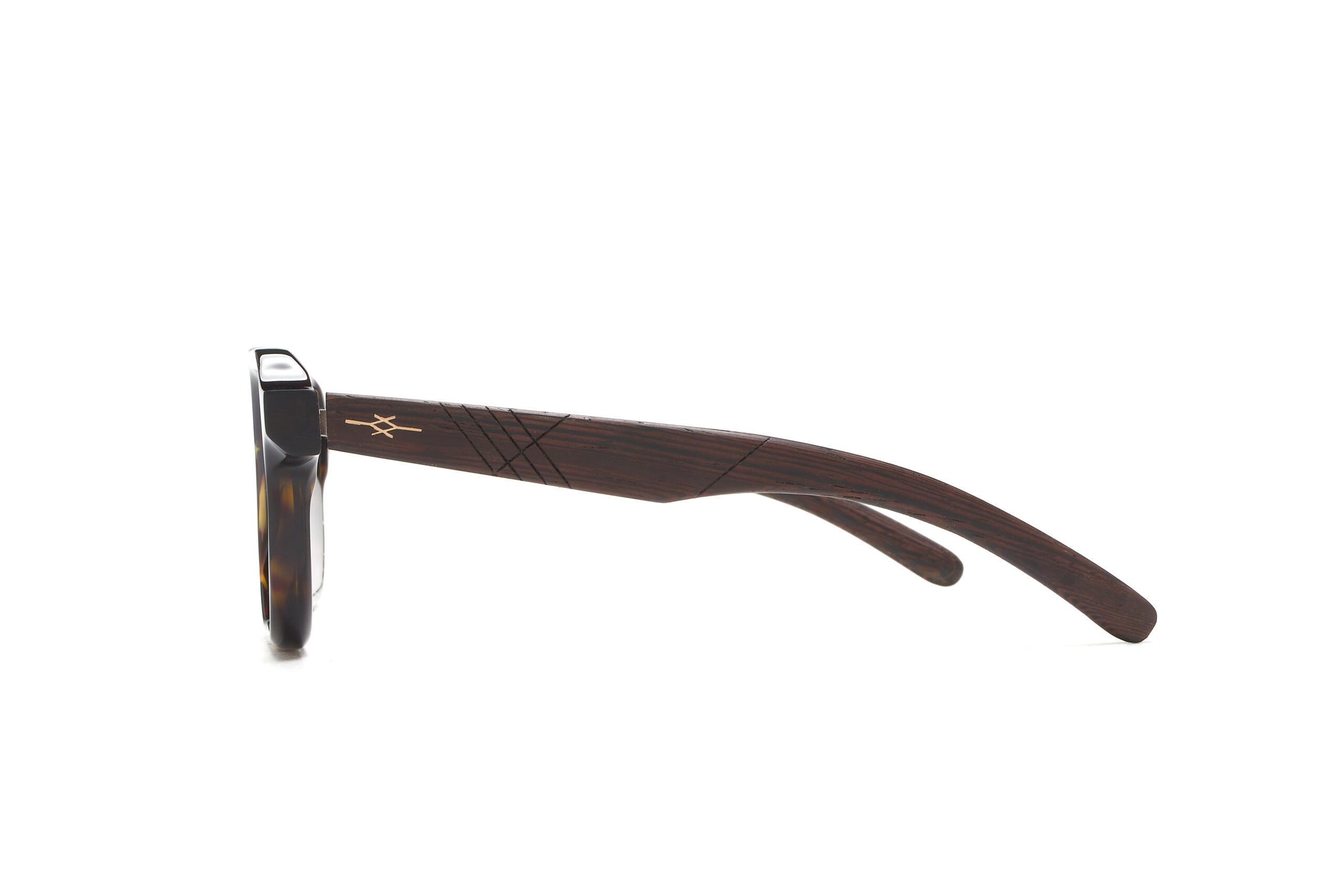 VAKAY Clash V4 Dark Tortoise Handmade Wooden Sunglasses