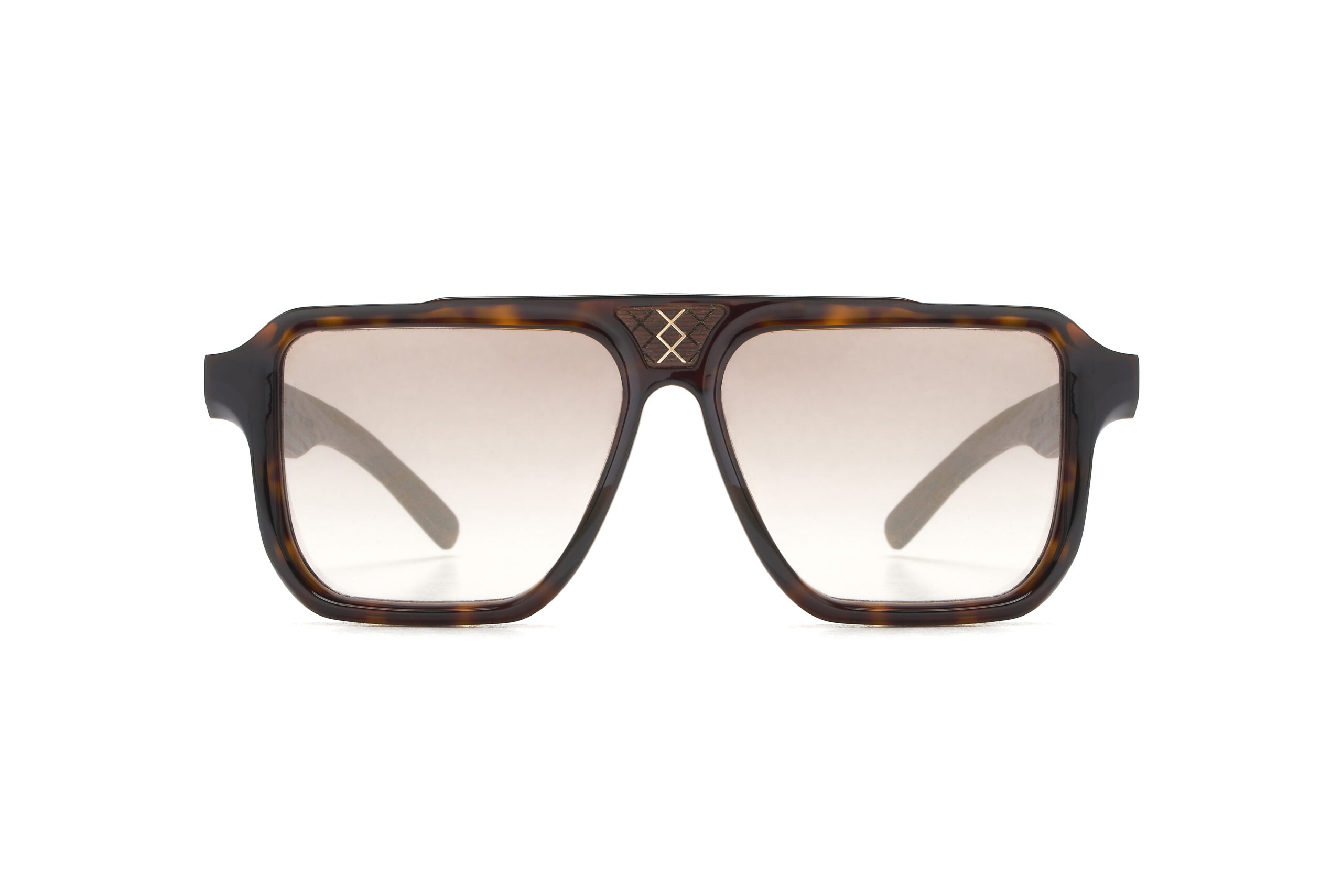 VAKAY Clash V4 Dark Tortoise Handmade Wooden Sunglasses