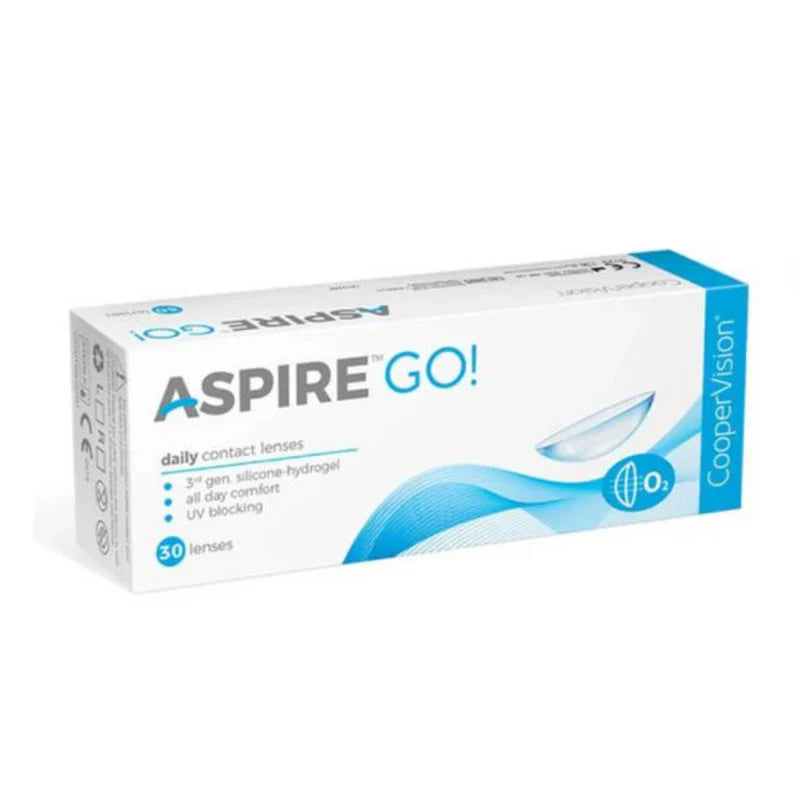 CooperVision Aspire Go 1 Day Daily Contact Lenses (30 Lens/Box)