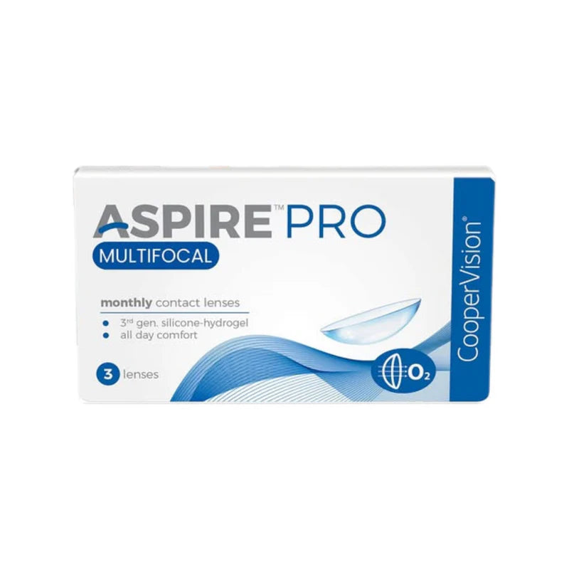 CooperVision Aspire Pro Multifocal Monthly Contact Lenses (3 Lens/Box)