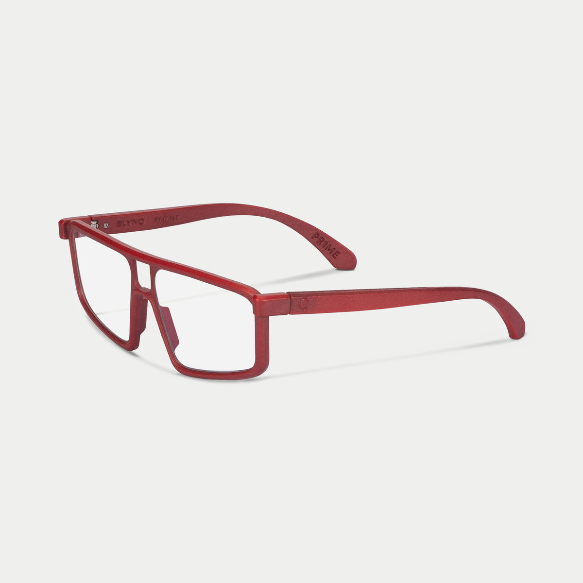 Blynq Prime Color Cordovan Rectangular Clear Anti-Reflection Optical Frame