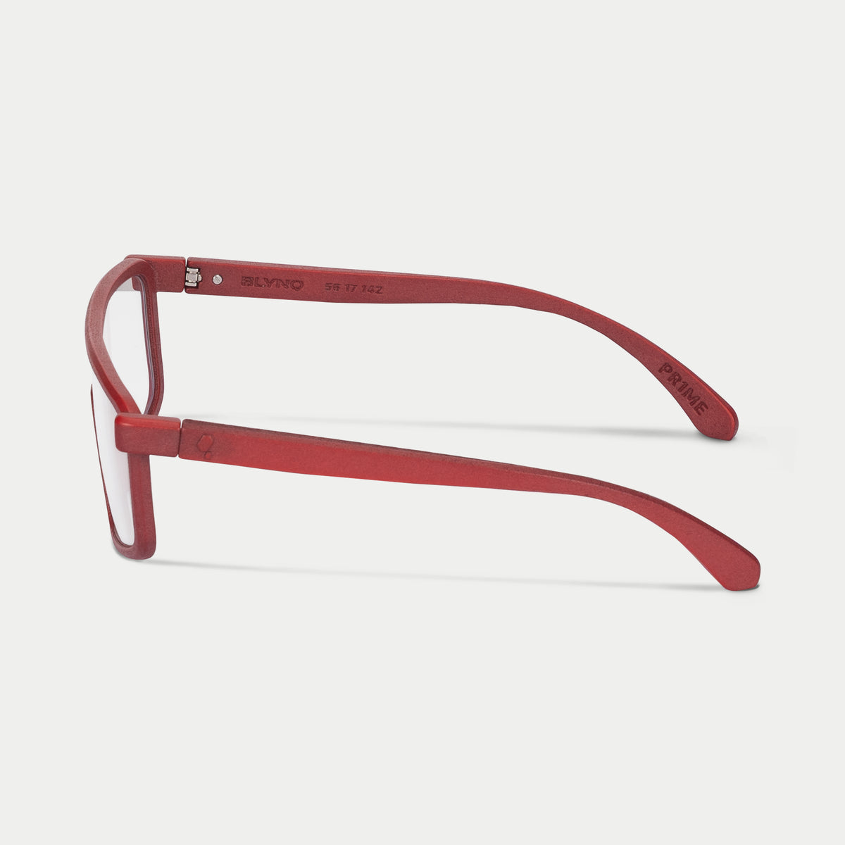Blynq Prime Color Cordovan Rectangular Clear Anti-Reflection Optical Frame