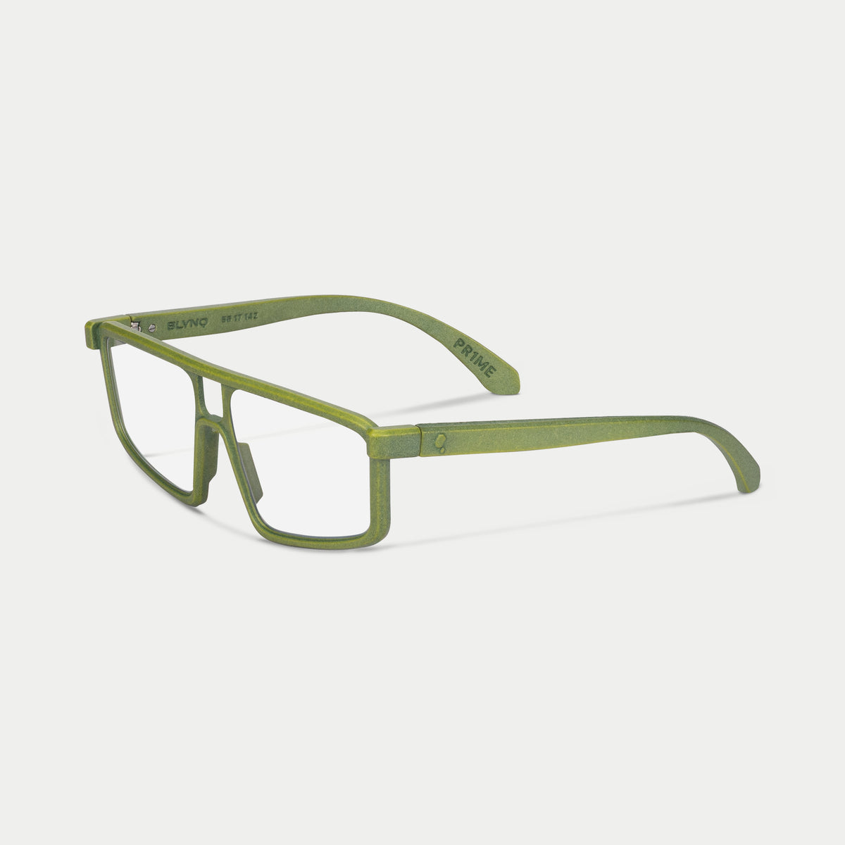 Blynq Prime Color Cypress Rectangular Clear Anti-Reflection Optical Frame