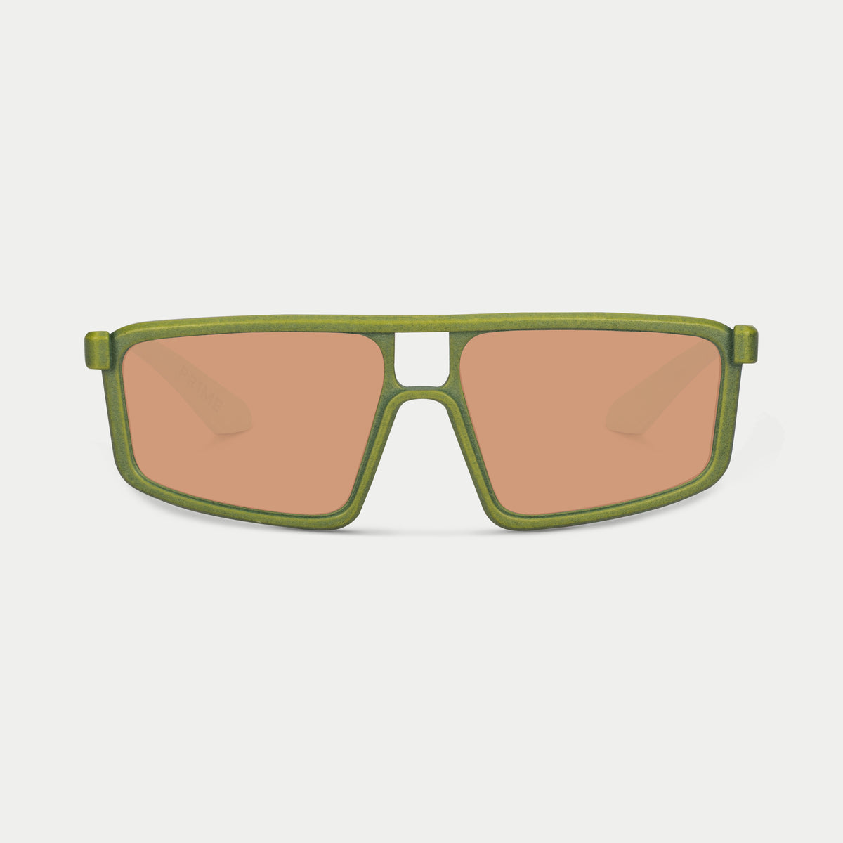 Blynq Prime Color Cypress Rectangular Frame with Amber Lenses
