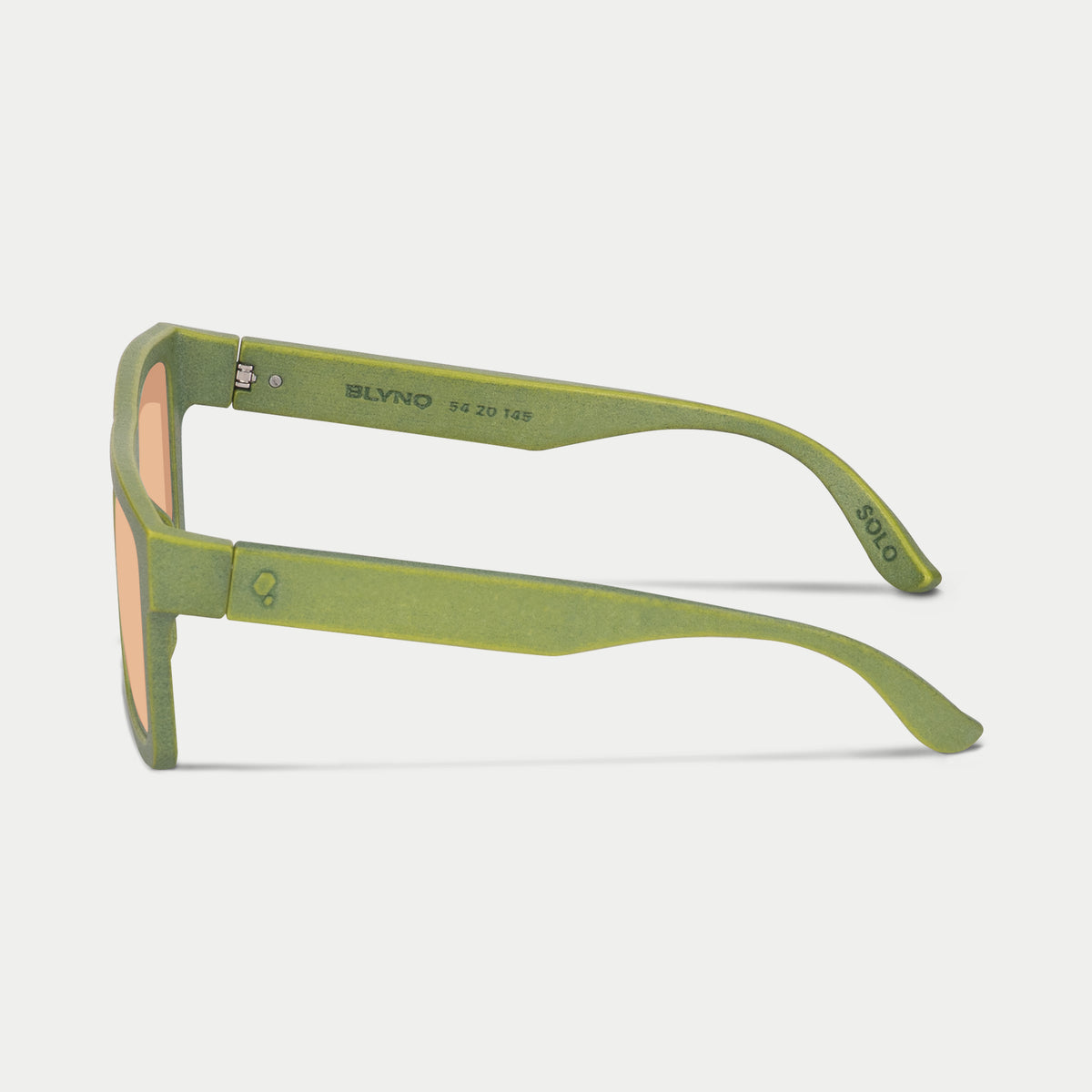 Blynq Solo Color Cypress Rectangle Amber Lens Sunglasses Optical Frame