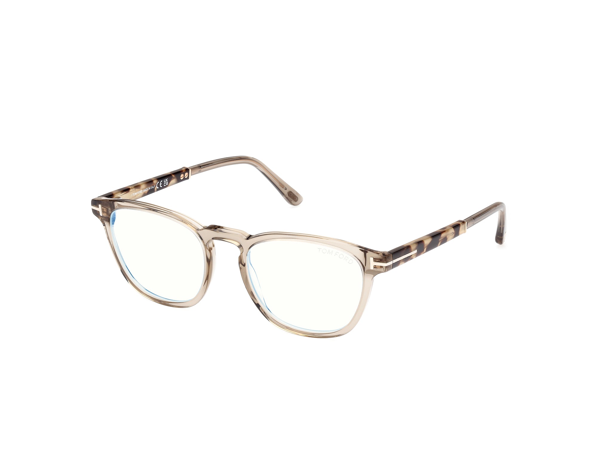 Tom Ford TF5890B 057 – Shiny Brown Crystal with Havana