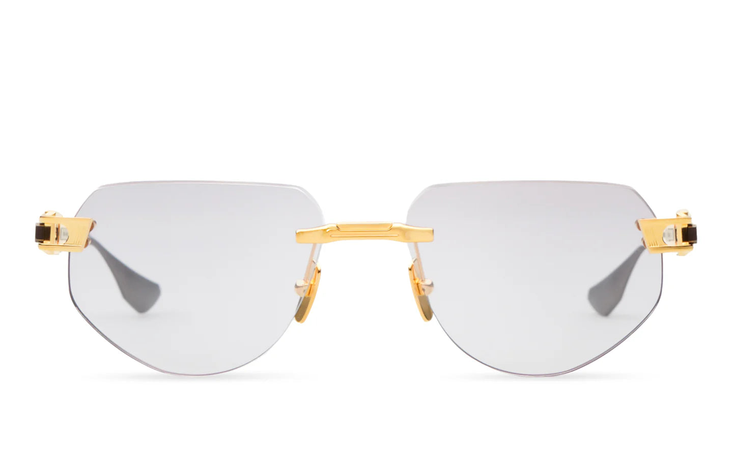 DITA Grand-Imperyn DTX164-A-01 Yellow Gold & Black Iron Rimless