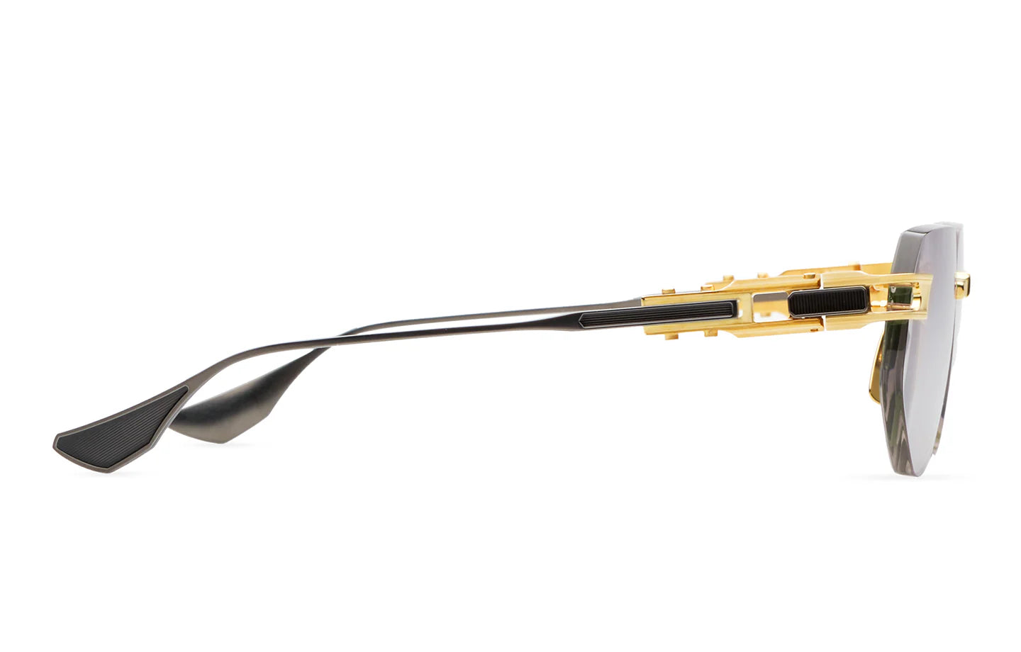DITA Grand-Imperyn DTX164-A-01 Yellow Gold & Black Iron Rimless