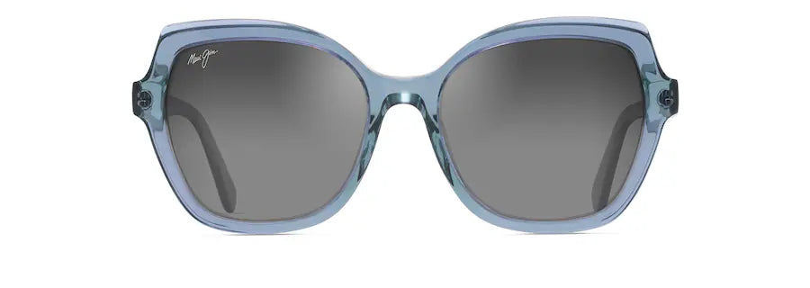 Maui Jim MAMANE GS883-03 Teal Neutral Grey Polarised Butterfly Sunglasses