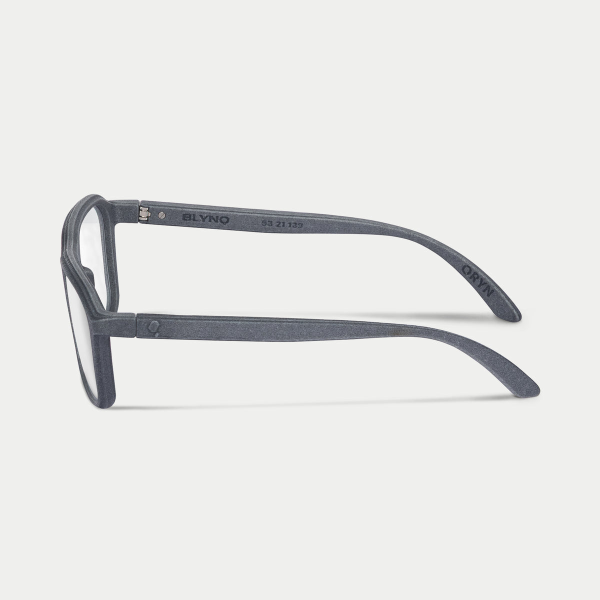 Blynq Oryn Color Graphite Rectangular Clear Anti-Reflection Optical Frame