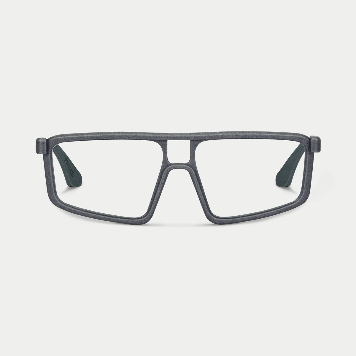 Blynq Prime Color Graphite Rectangular Clear Anti-Reflection Optical Frame
