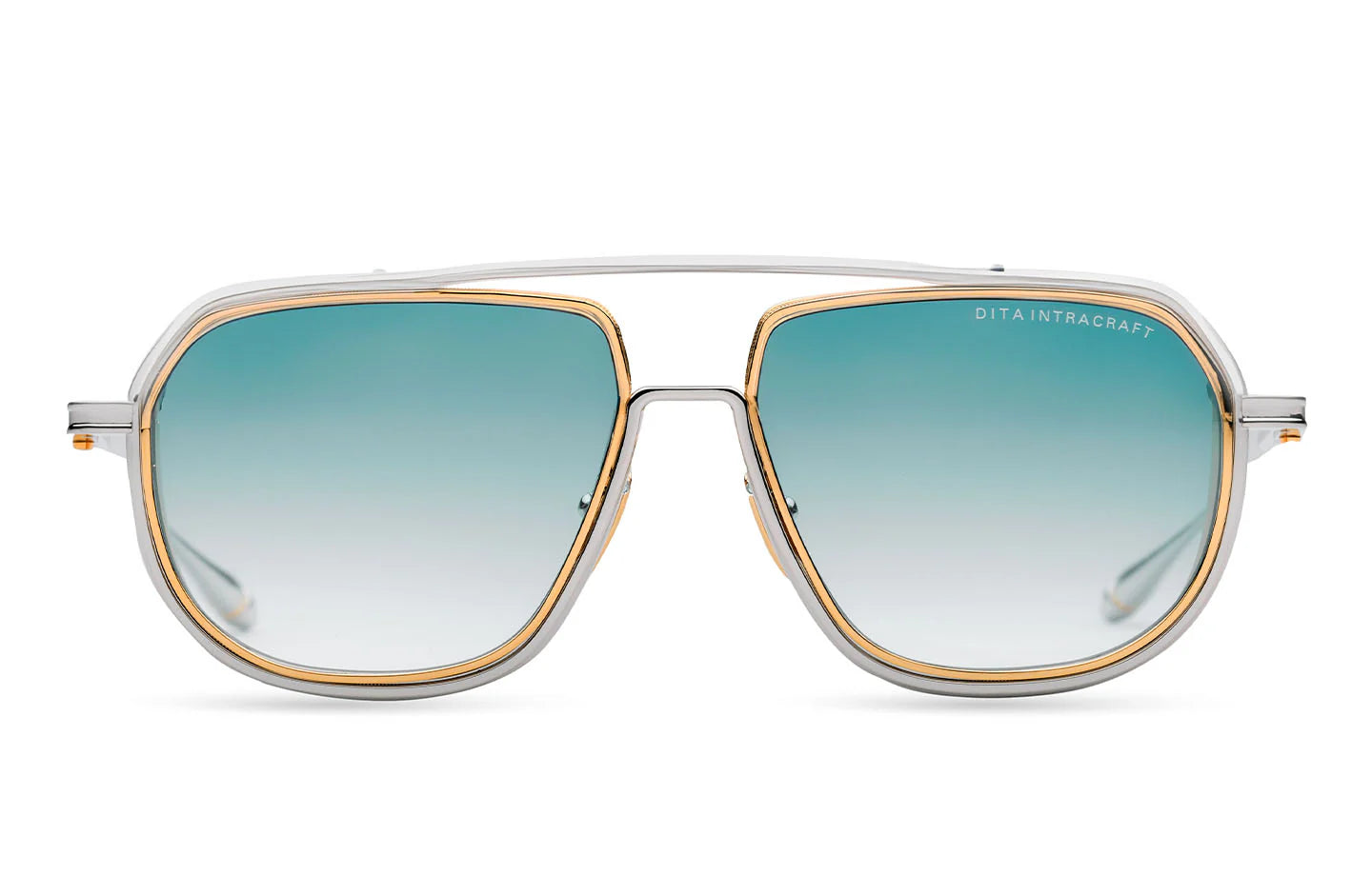 DITA DTS165 A-03 Intracraft – Silver / Yellow Gold Titanium Navigator Sunglasses