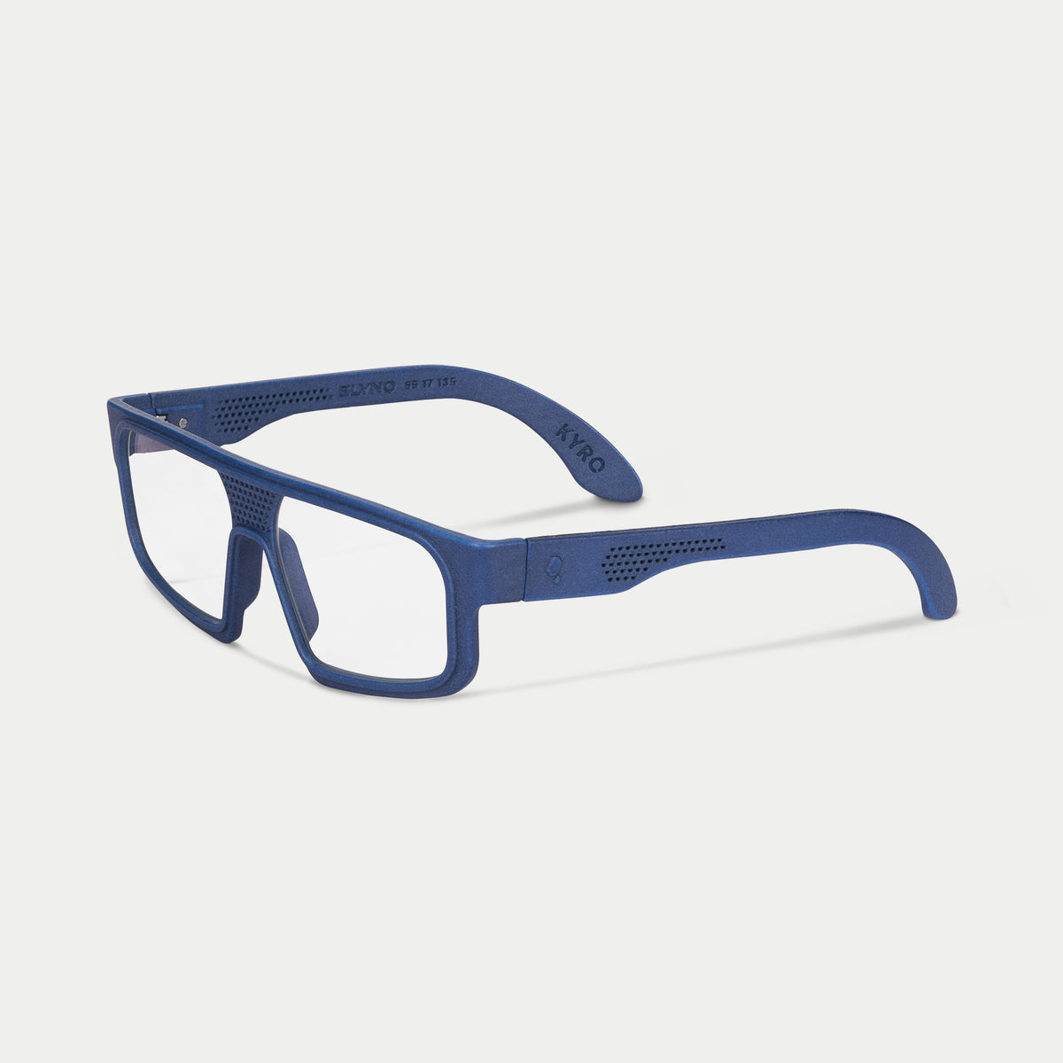 Blynq Kyro Color Indigo Navigator Clear Lens Optical Frame