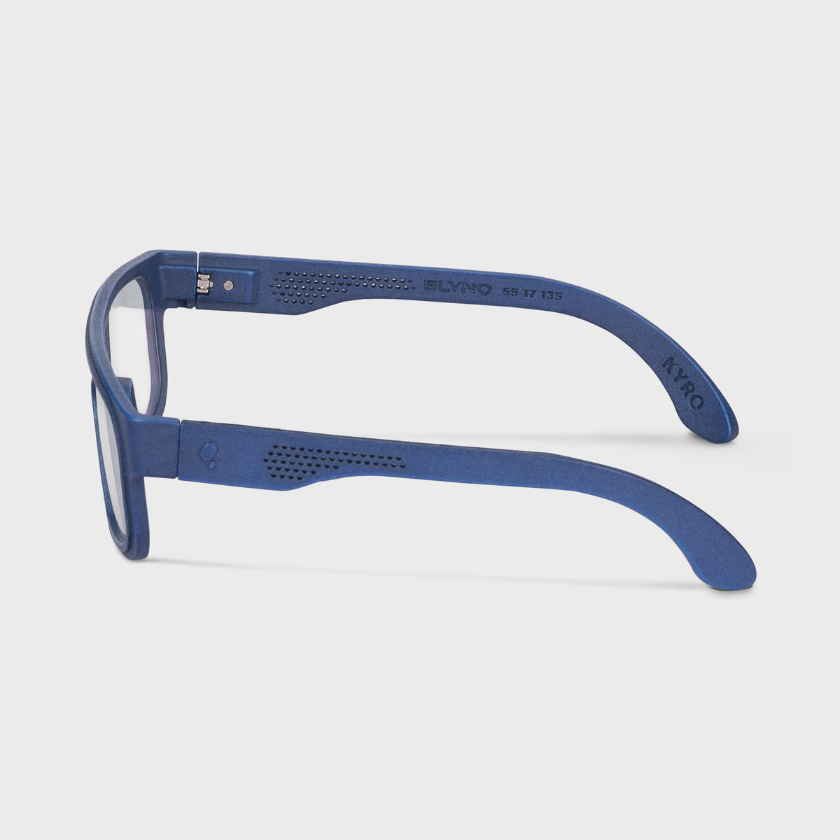Blynq Kyro Color Indigo Navigator Clear Lens Optical Frame