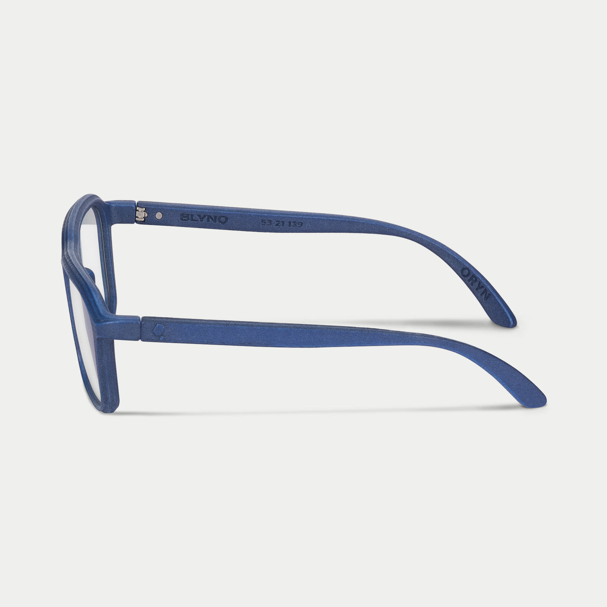 Blynq Oryn Color Indigo Rectangular Clear Anti-Reflection Optical Frame