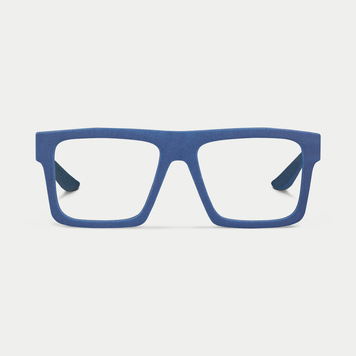 Blynq Solo Color Indigo Rectangle Clear Lens Optical Frame