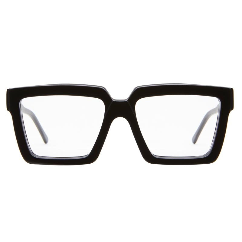 Kuboraum Mask K26 BM Black Matt Acetate Square Optical Eyeglasses Frame