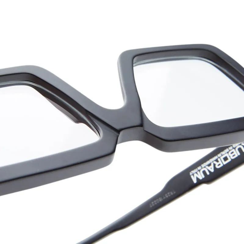 Kuboraum Mask K26 BM Black Matt Acetate Square Optical Eyeglasses Frame