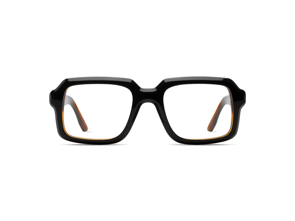 Komono The Teddy Black Bronze 2603 Acetate Square Optical Eyeglasses Frame