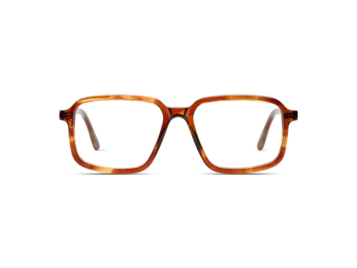 Komono Next The Freddie Bourbon Premium Acetate Square Optical Eyeglasses Frame