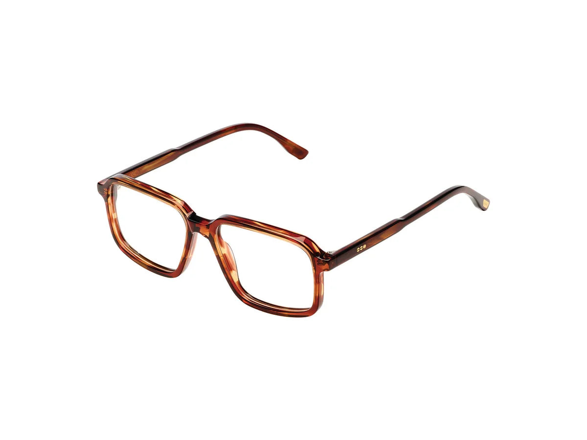 Komono Next The Freddie Bourbon Premium Acetate Square Optical Eyeglasses Frame
