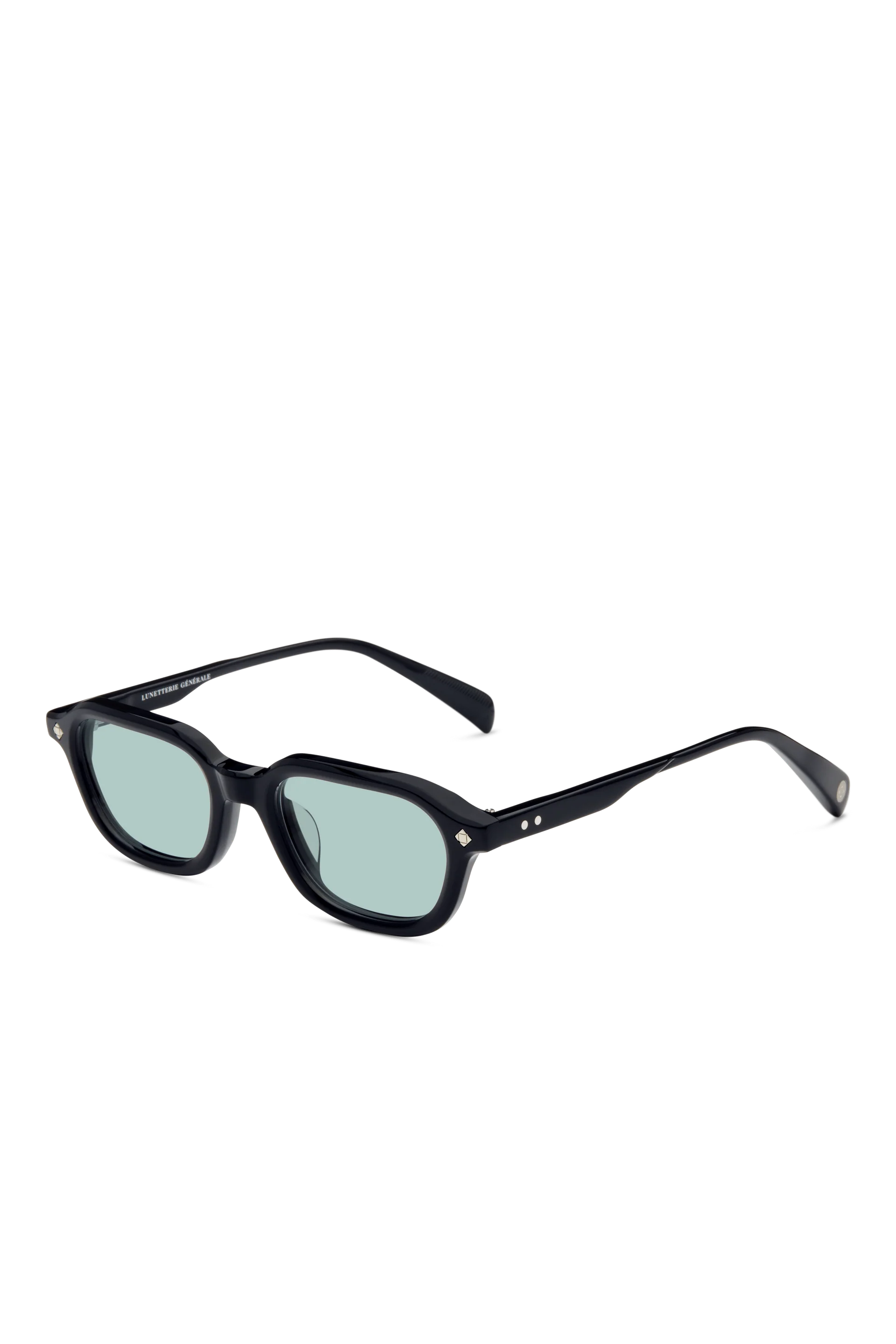 Lunetterie Générale Dolce Far Niente – Black & Palladium / Solid Teal