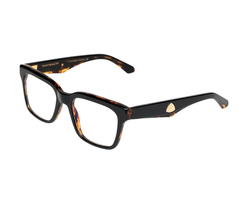 MAYBACH THE CHAIRMAN I Color MG-AV-Z26 Black Tortoise Mellow Gold Plated Acetate Eyeglasses Frame