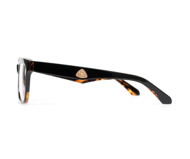 MAYBACH THE CHAIRMAN I Color MG-AV-Z26 Black Tortoise Mellow Gold Plated Acetate Eyeglasses Frame