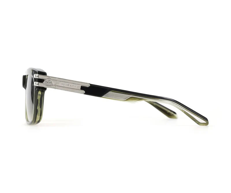 Maybach The Swag I PA-ACE-ACF-Z35 Palladium Plated & Olive Black Marbled Luxury Sunglasses