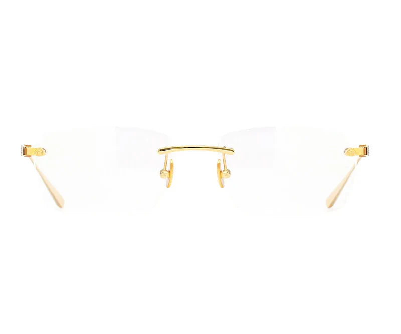 Maybach The Visual I CHG-CHG-Z25 Champagne Gold Plated Titanium Optical Frame