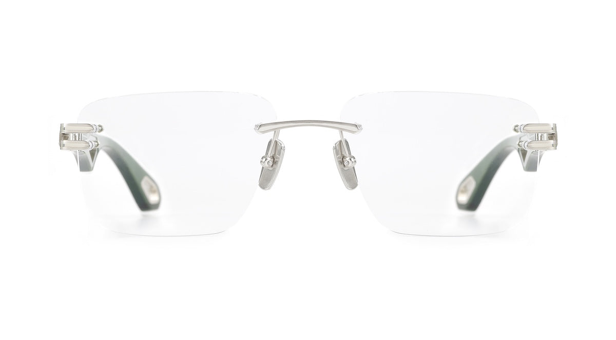 MAYBACH THE HIGHNESS II Color PA-WGC-Z65 Palladium Plated Titanium Ebony Forrest Green Maple Eyeglasses Frame