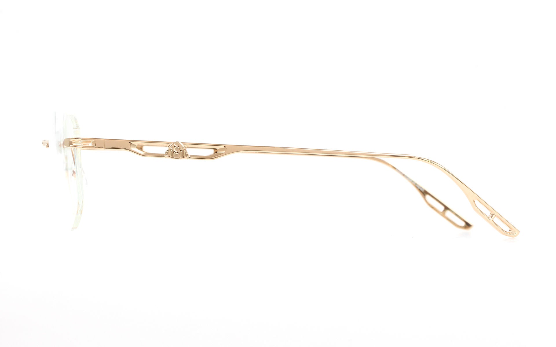 Maybach The Ultimate I MG-Z25 Mellow Gold Rimless Luxury Optical Frame